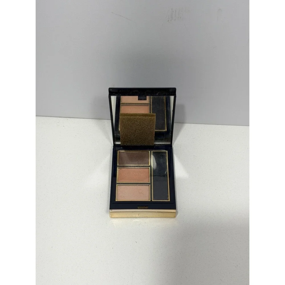 Diandra‎ Color Troupe Eyeshadow Trio Warm-1 Navy Gold Vintage Compact 0.22oz